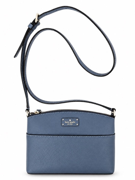 kate spade Handbags - kate spade navy blue pebble leather crossbody